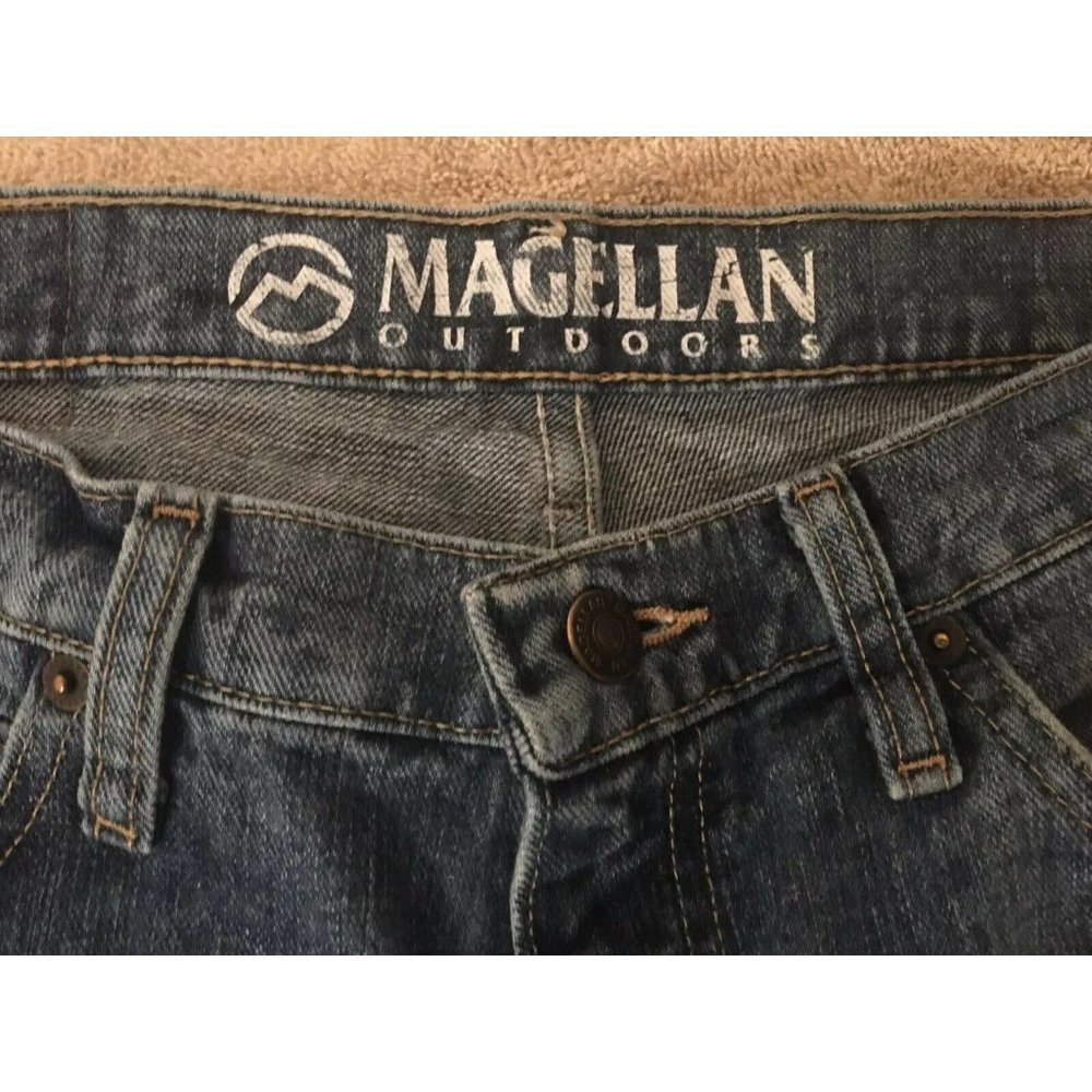 Magellan Outdoor Men’s‎ Sz 32W X 30L Blue Jeans Denim
